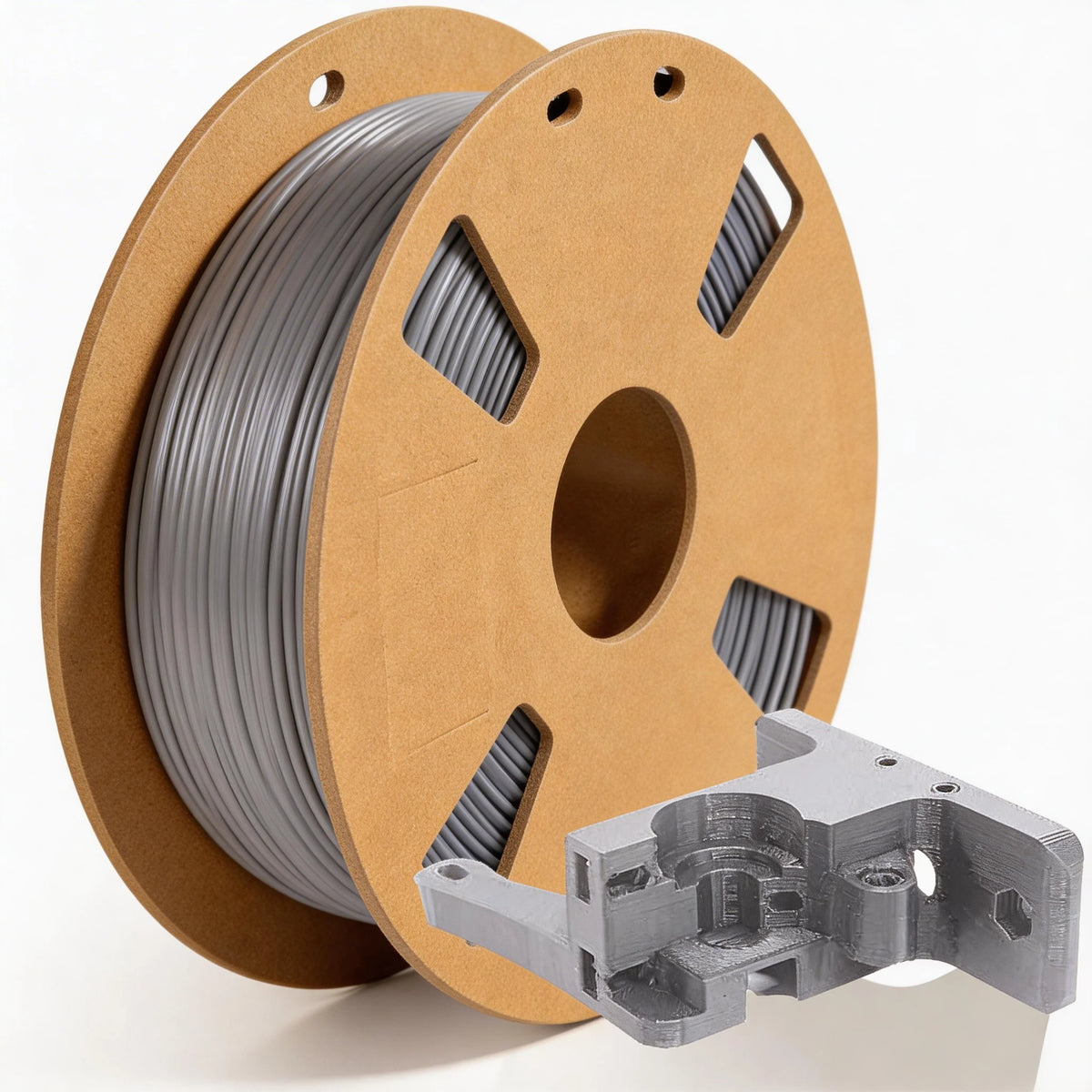 PLA+ 2.0 Filament 1.75mm – Tougher & Stronger, 1kg (Orange, Black, Gray)