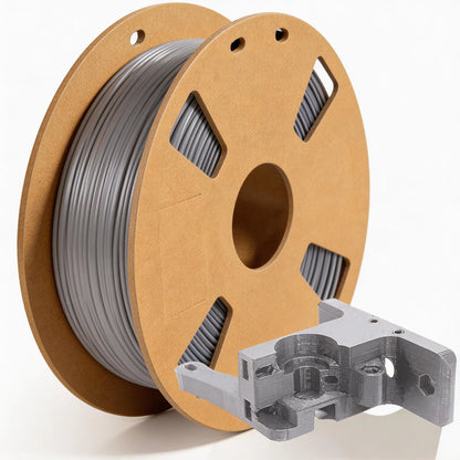 PLA+ 2.0 Filament 1.75mm – Tougher & Stronger, 1kg (Orange, Black, Gray)