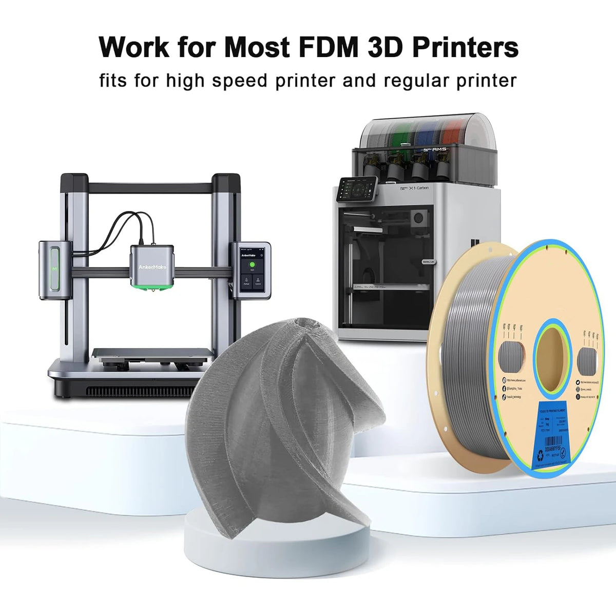 PETG Filament 1.75mm – High-Speed up to 300mm/s (250g / 500g)