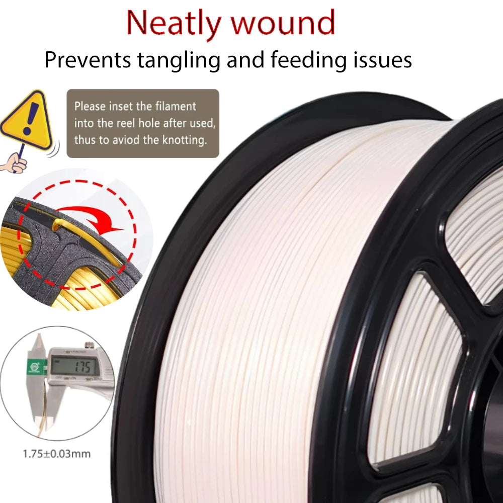 Rainbow PETG Filament 1.75mm – Multi-Color Gradient, 1kg Spool