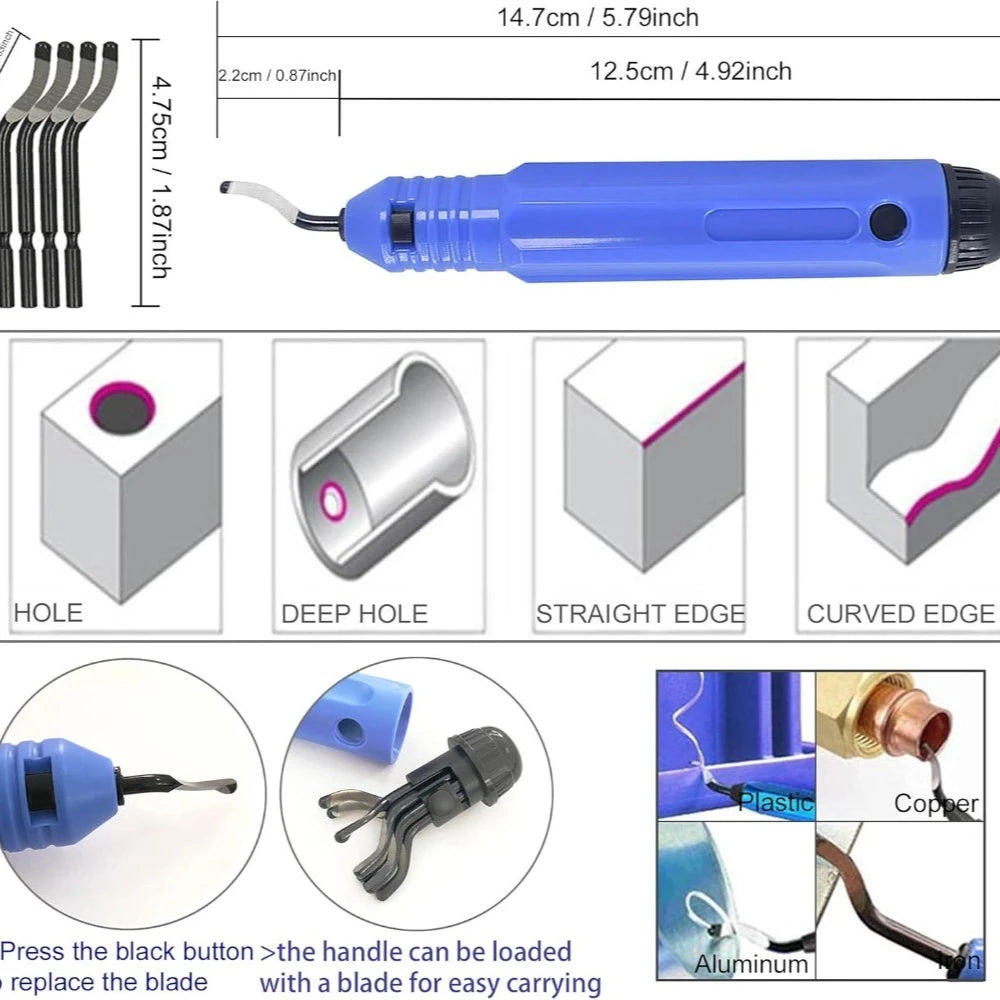 32-Piece 3D Print Finishing Tool Kit – Deburring, Cleaning & Trimming