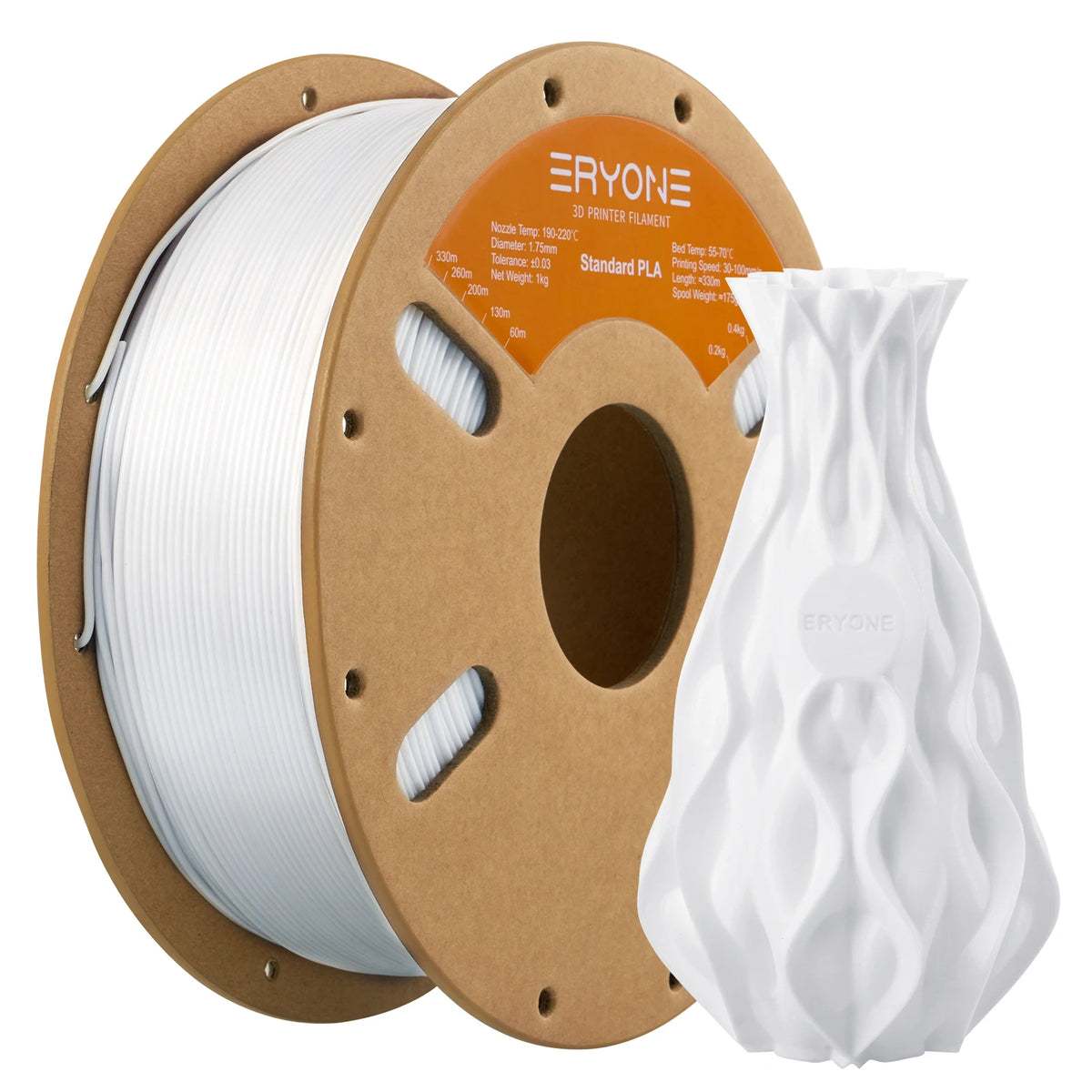 ERYONE Standard PLA Filament 1.75mm – 1kg Spool (Multiple Colors)