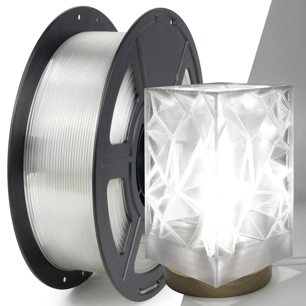 Transparent PETG Filament 1.75mm – Clear, Blue, Green & Orange (250g–1kg)