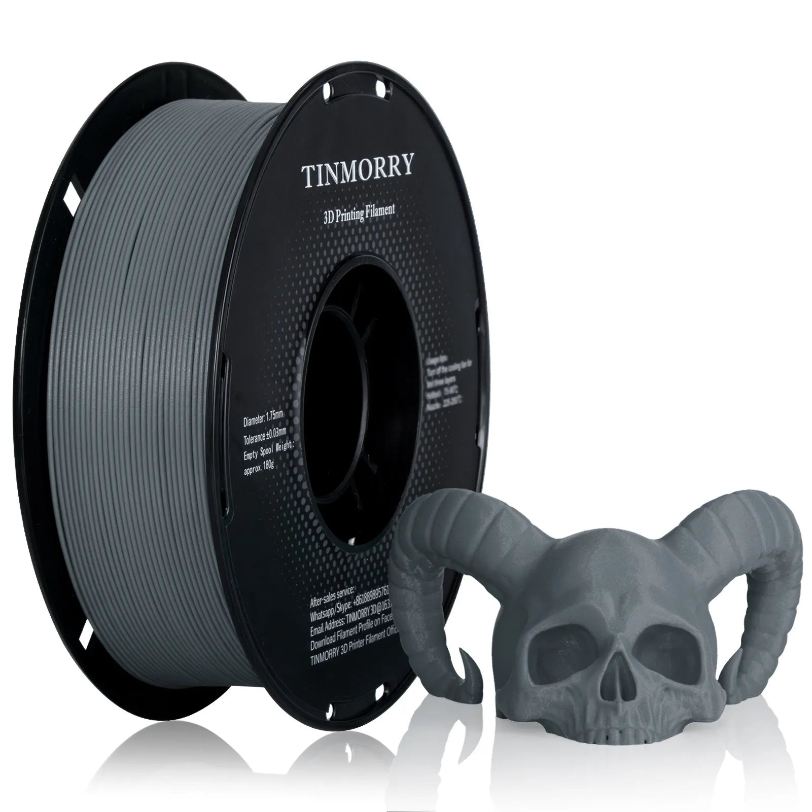 PETG-GF Filament 1.75mm – 10% Glass Fiber, 1kg Spool