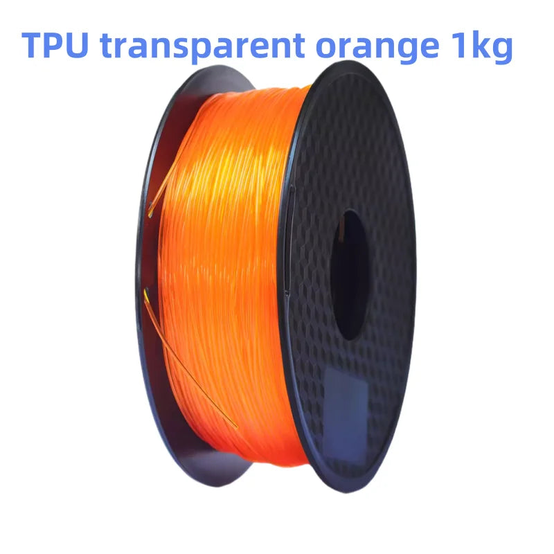 TPU Filament 1.75mm – Flexible, 1kg (White / Skin Tone, 1–4 Pack)