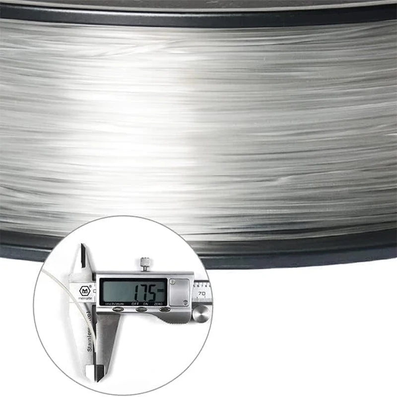 Transparent PETG Filament 1.75mm – Clear (250g / 500g / 1kg)