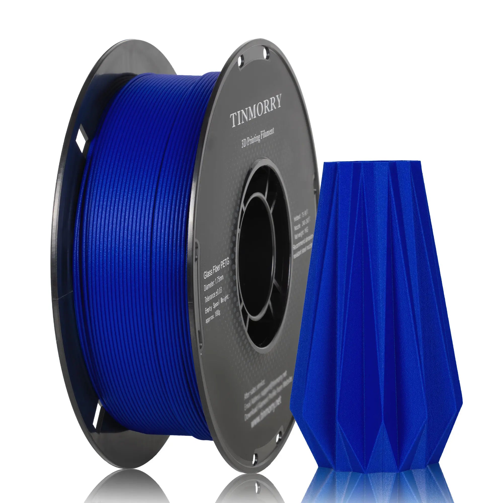 PETG-GF Filament 1.75mm – 10% Glass Fiber, 1kg Spool
