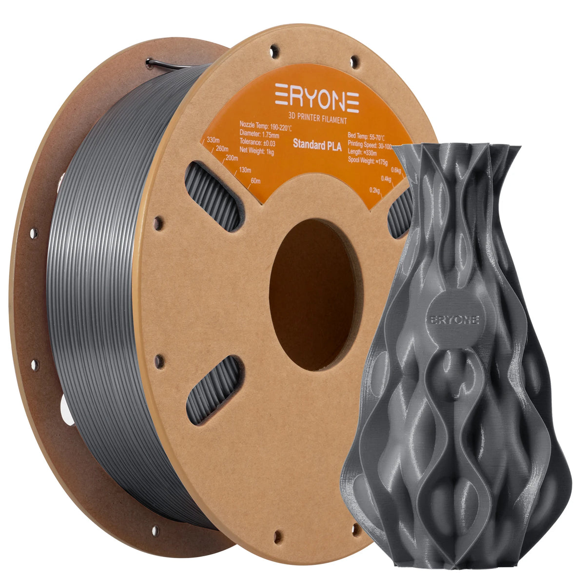 ERYONE Standard PLA Filament 1.75mm – 1kg Spool (Multiple Colors)