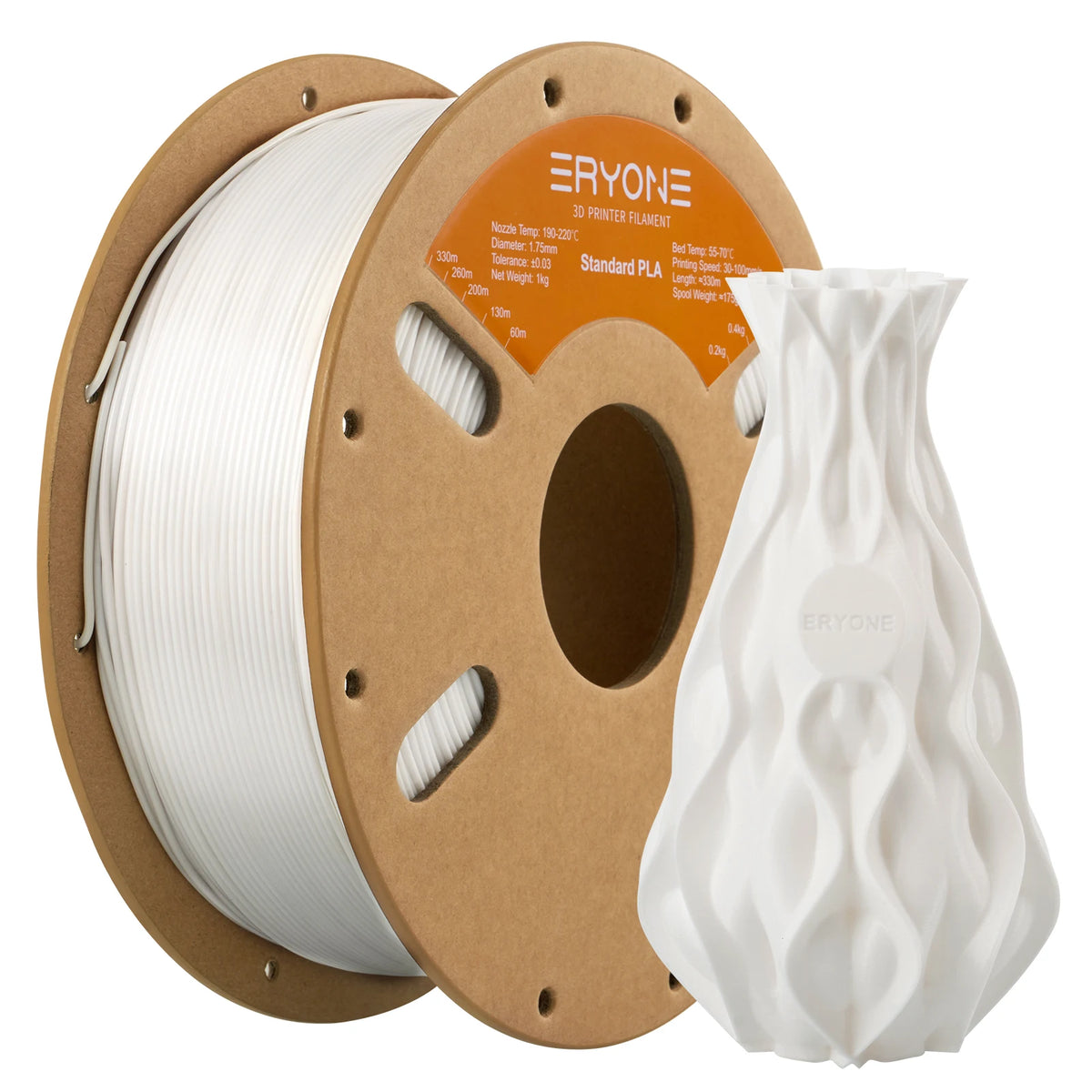 ERYONE Standard PLA Filament 1.75mm – 1kg Spool (Multiple Colors)