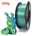 Dual-Color Silk PLA Filament 1.75mm – Two-Tone (250g / 500g / 1kg)
