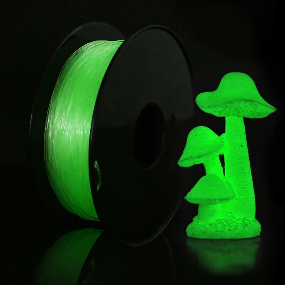 Glow-in-the-Dark TPU Filament 1.75mm – Flexible (250g / 500g / 1kg)