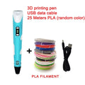 3D Printing Pen with LCD Screen & 25M PLA Filament — Kids DIY Art Kit