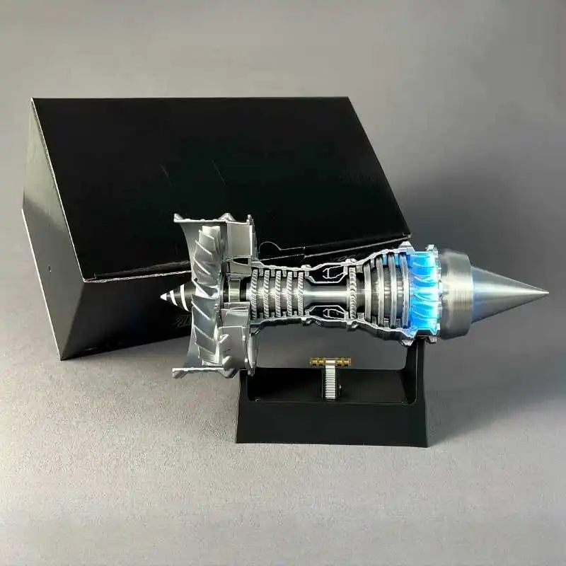 TR900 turbofan jet engine model kit – assembled display