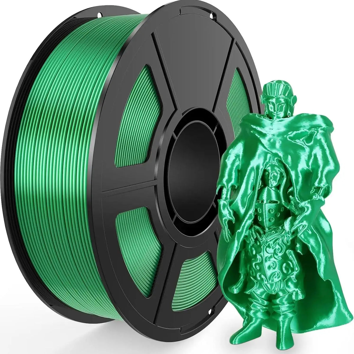 Silk PLA Filament 1.75mm – Glossy (Red / Blue / Green / Gold / Silver)