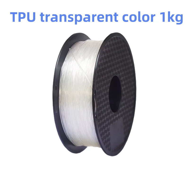 TPU Filament 1.75mm – Flexible, 1kg (White / Skin Tone, 1–4 Pack)