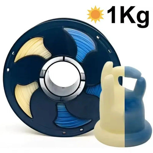 Color-Changing PLA Filament 1.75mm – Sunlight/UV Reactive, 1kg Spool