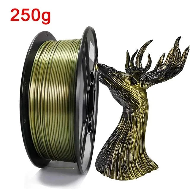 Dual-Color Silk PLA Filament 1.75mm – Two-Tone (250g / 500g / 1kg)