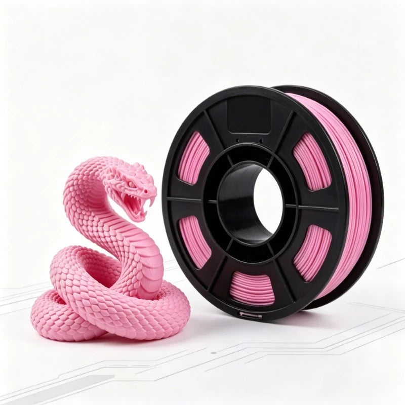 PETG Filament 1.75mm 250g – High Strength (White, Gray, Black, Pink, Clear, Skin)