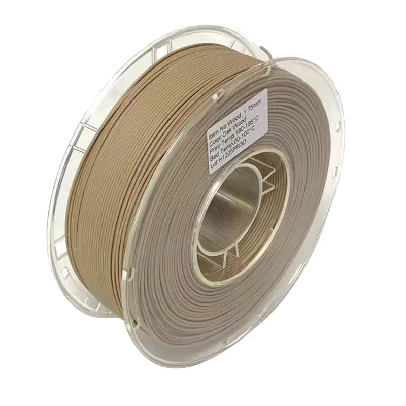 Wood PLA Filament 1.75mm – Wood-Fill, 1kg (Multiple Grains)
