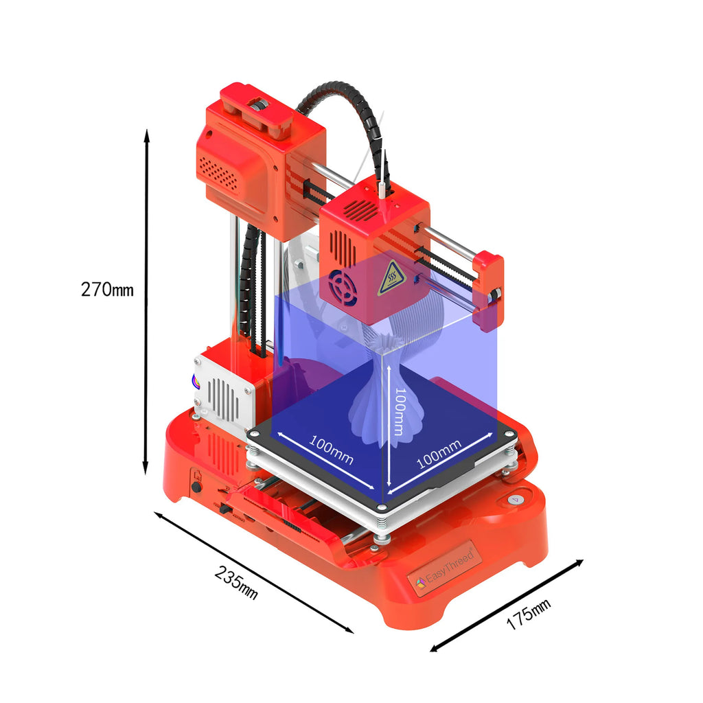 EasyThreed Mini FDM 3D Printer – Beginner Kit for Kids, Education & Hobbyists (K7 / K9)