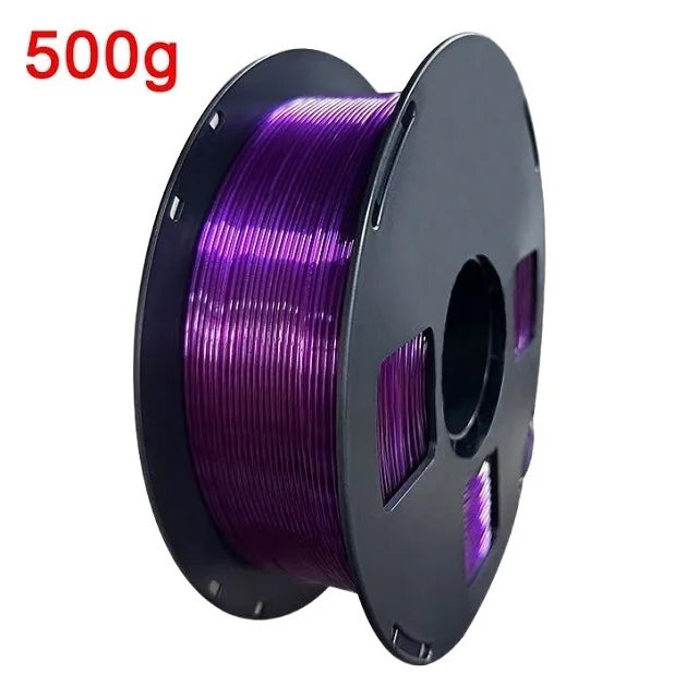 Translucent PETG Filament 1.75mm – Clear & Colored Tints (200g–1kg)