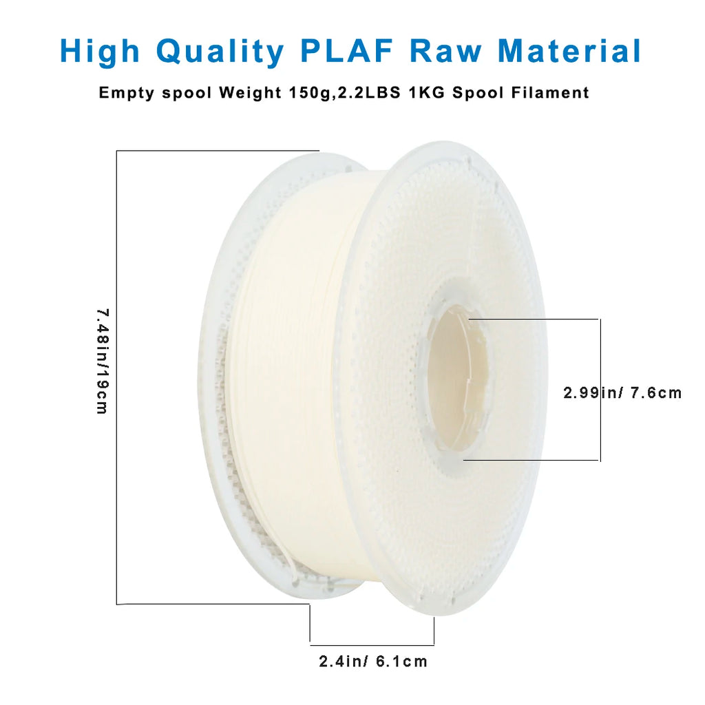 Glow-in-the-Dark PLA Filament 1.75mm – Yellow, 1kg Spool