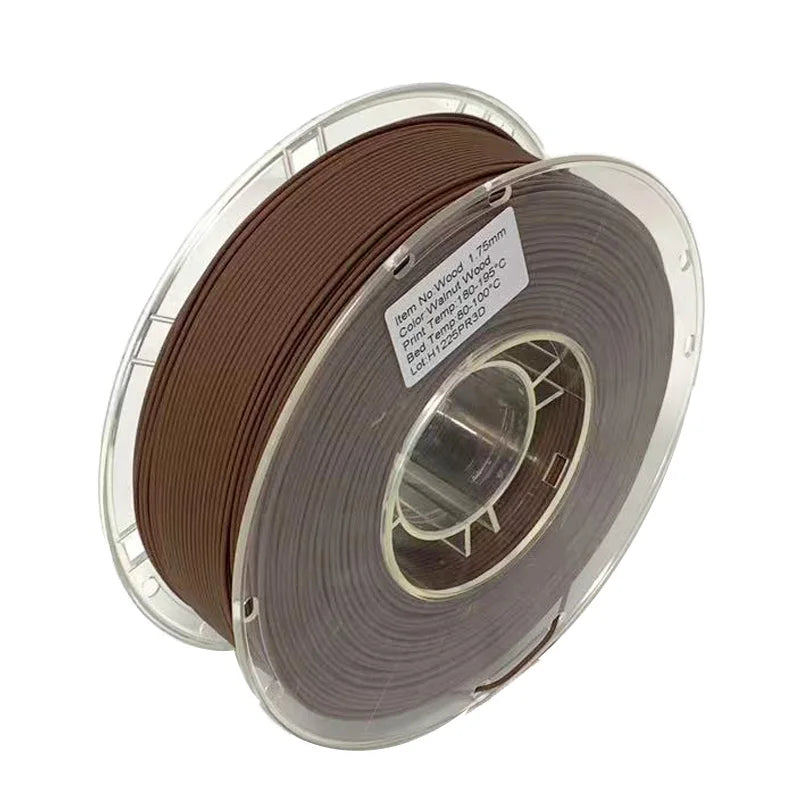 Wood PLA Filament 1.75mm – Wood-Fill, 1kg (Multiple Grains)