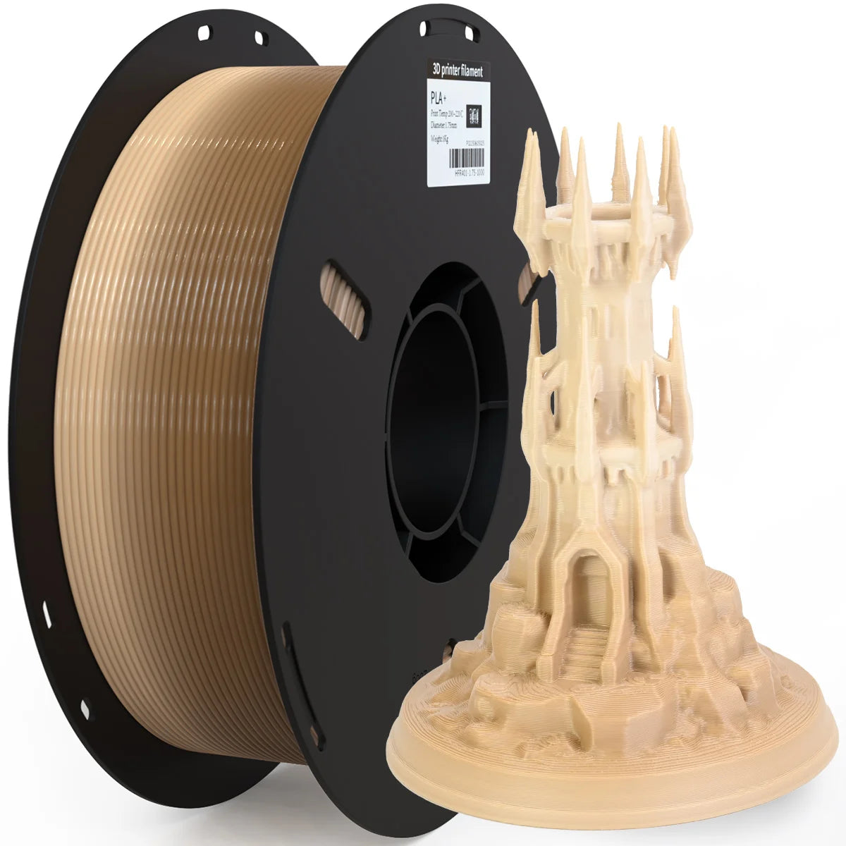 PRYNZU Gradient PLA+ Filament 1.75mm – Color-Change, 1kg Spool
