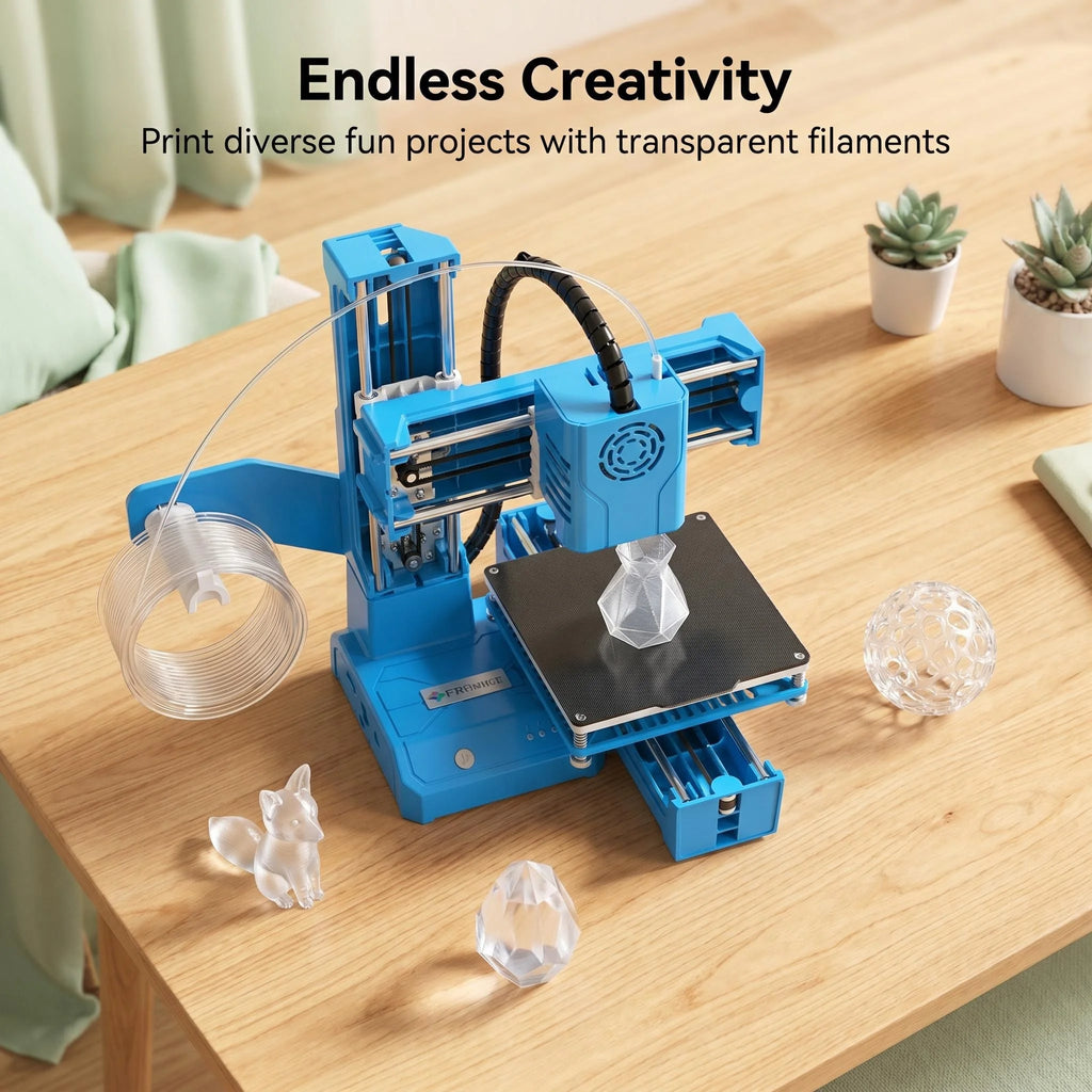 EasyThreed K9 Mini 3D Printer – Silent, Compact Desktop for Beginners