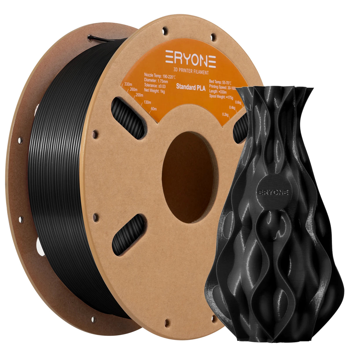 ERYONE Standard PLA Filament 1.75mm – 1kg Spool (Multiple Colors)