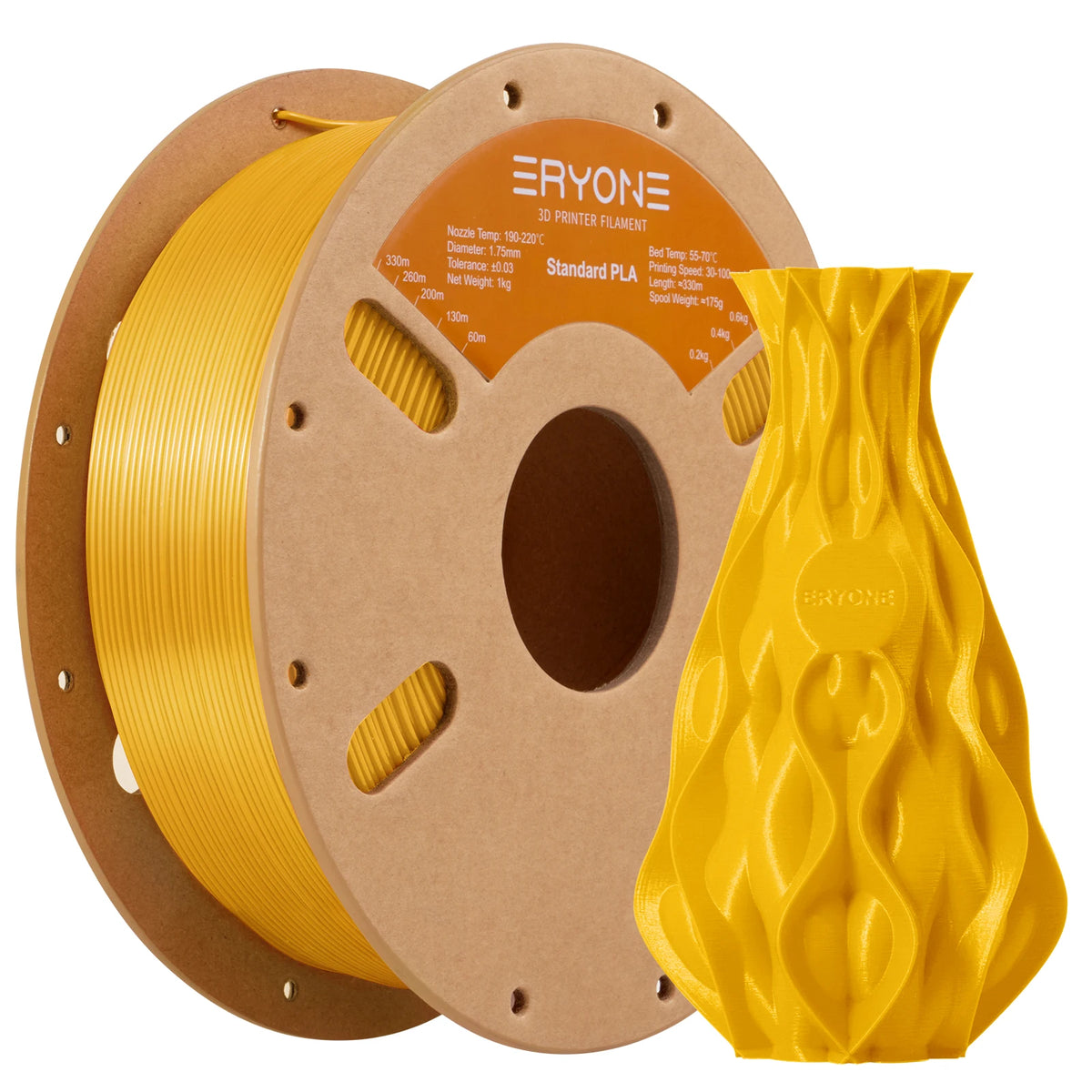 ERYONE Standard PLA Filament 1.75mm – 1kg Spool (Multiple Colors)