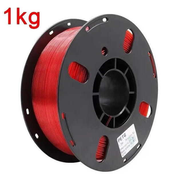 Transparent PETG Filament 1.75mm – Clear, Blue, Green & Orange (250g–1kg)