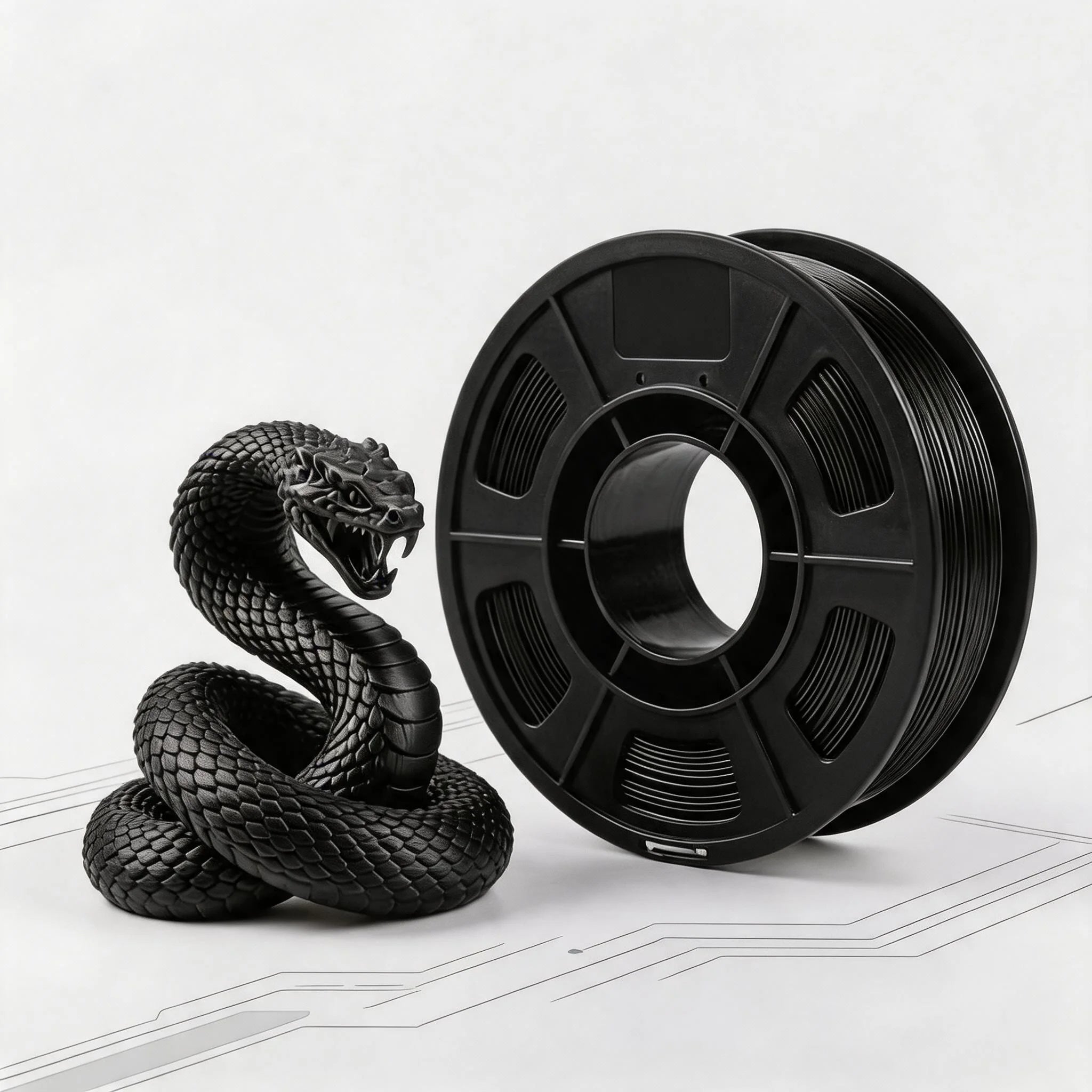PETG Filament 1.75mm 250g – High Strength (White, Gray, Black, Pink, Clear, Skin)