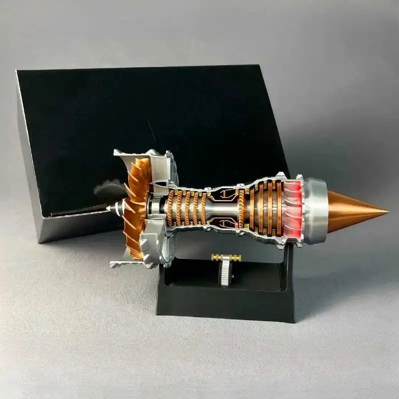 TR900 turbofan jet engine model kit – packaging and parts