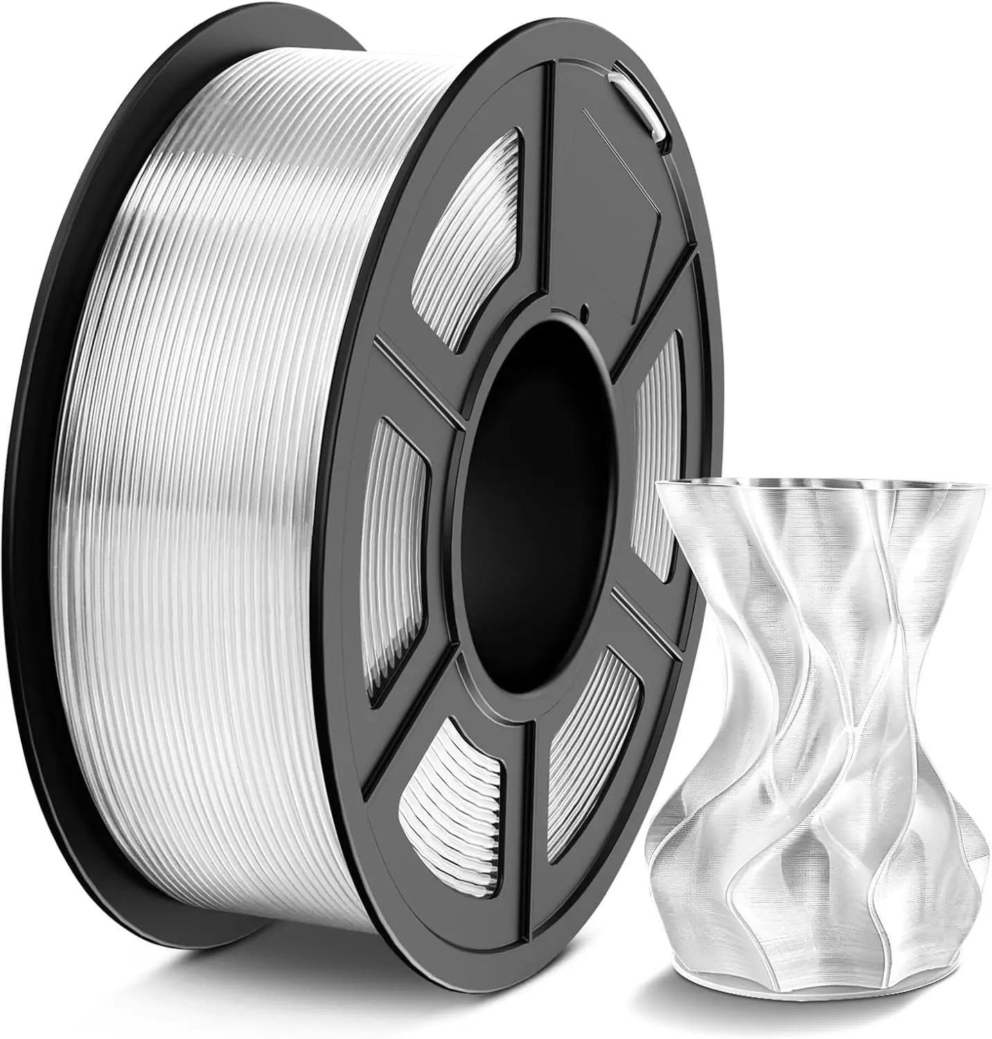 PETG Filament 1.75mm 250g – High Strength (White, Gray, Black, Pink, Clear, Skin)