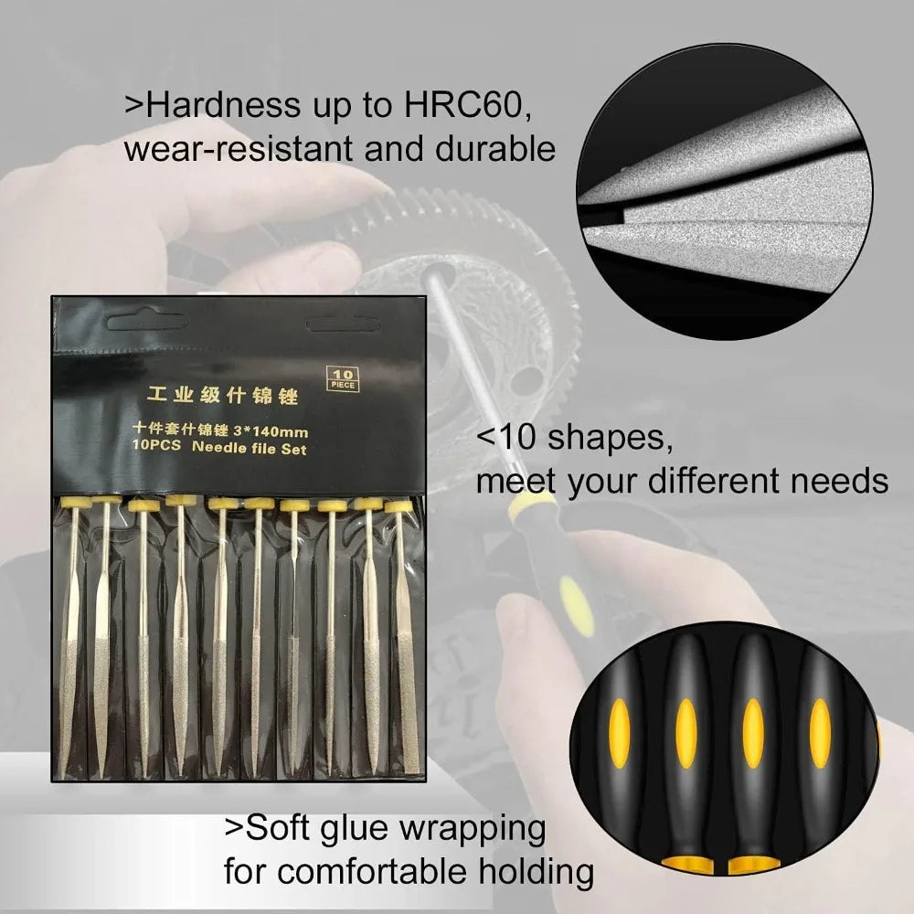 32-Piece 3D Print Finishing Tool Kit – Deburring, Cleaning & Trimming